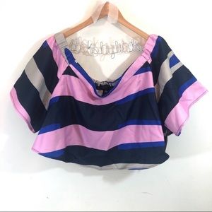 Eloquii Studio Off The Shoulder Printed Top 22